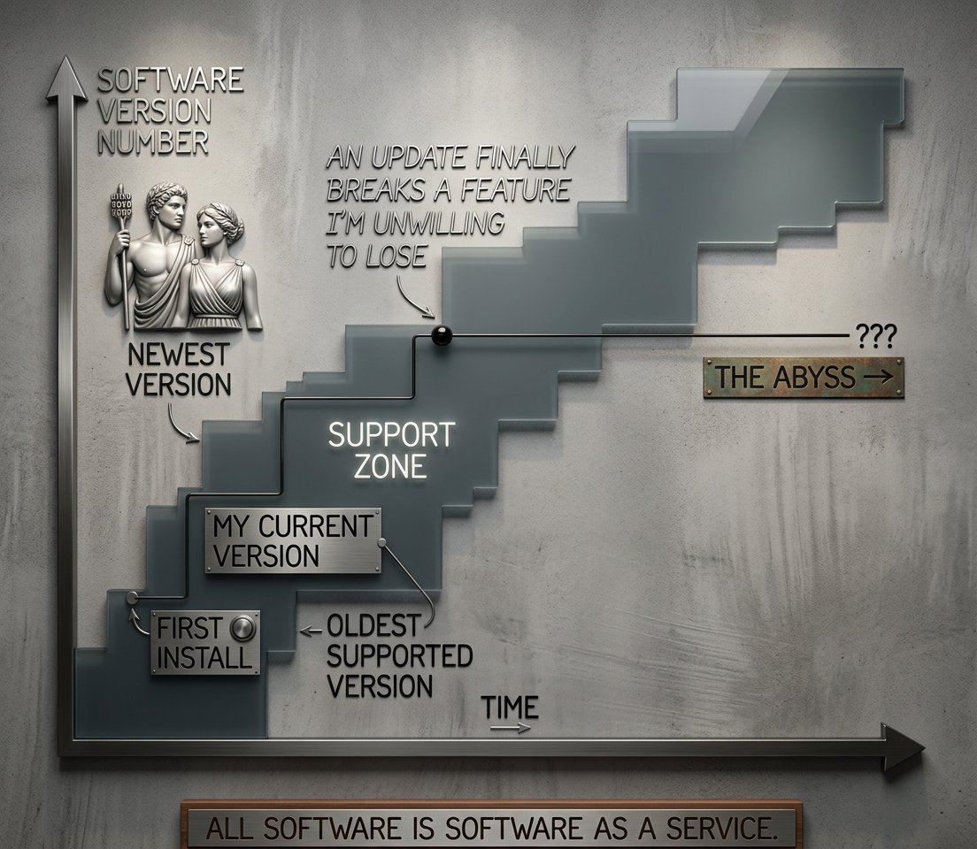 Everything is a cloud application; the ping times just vary a lot.