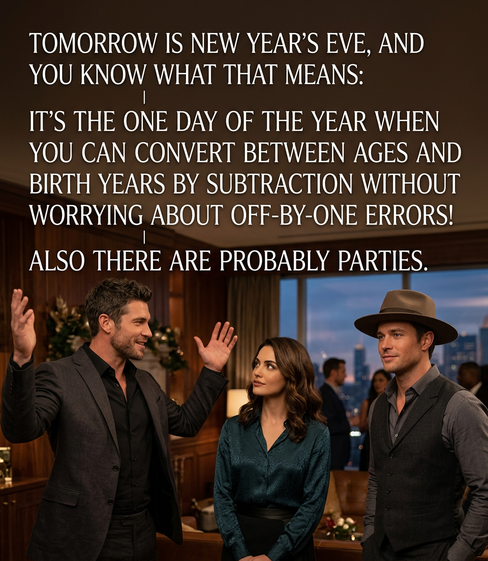 "Off-by-one errors" isn't the easiest theme to build a party around, but I've seen worse.