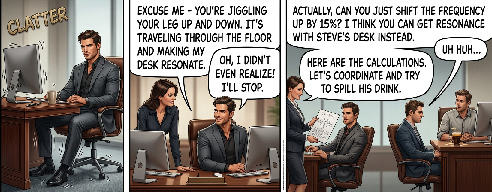 It's really hard to control the frequency, actually.