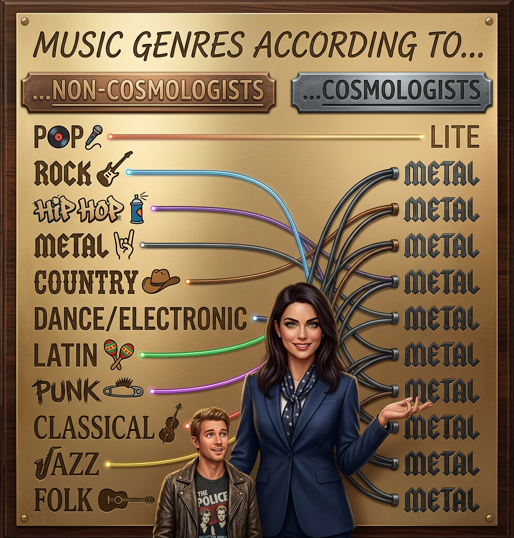 Inflationary cosmologists call all music from after the first 10^-30 seconds "post-"