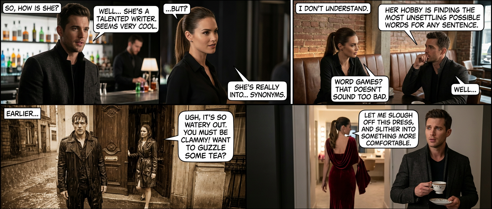 We need some grub to munch--I'll go slouch over to the kitchen.