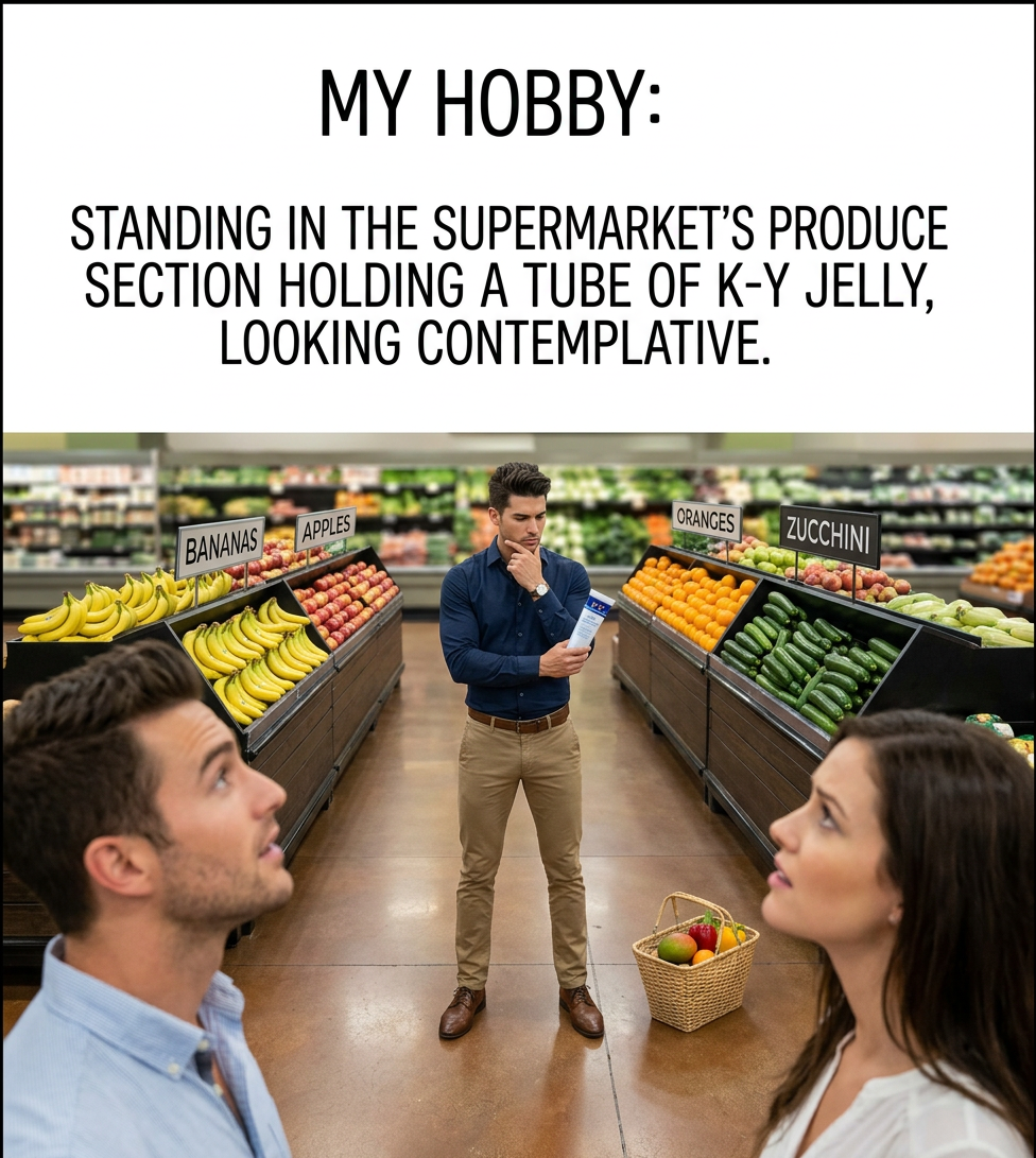 Fun game: find a combination of two items that most freaks out the cashier.  Winner: pregnancy test and single coat hanger.