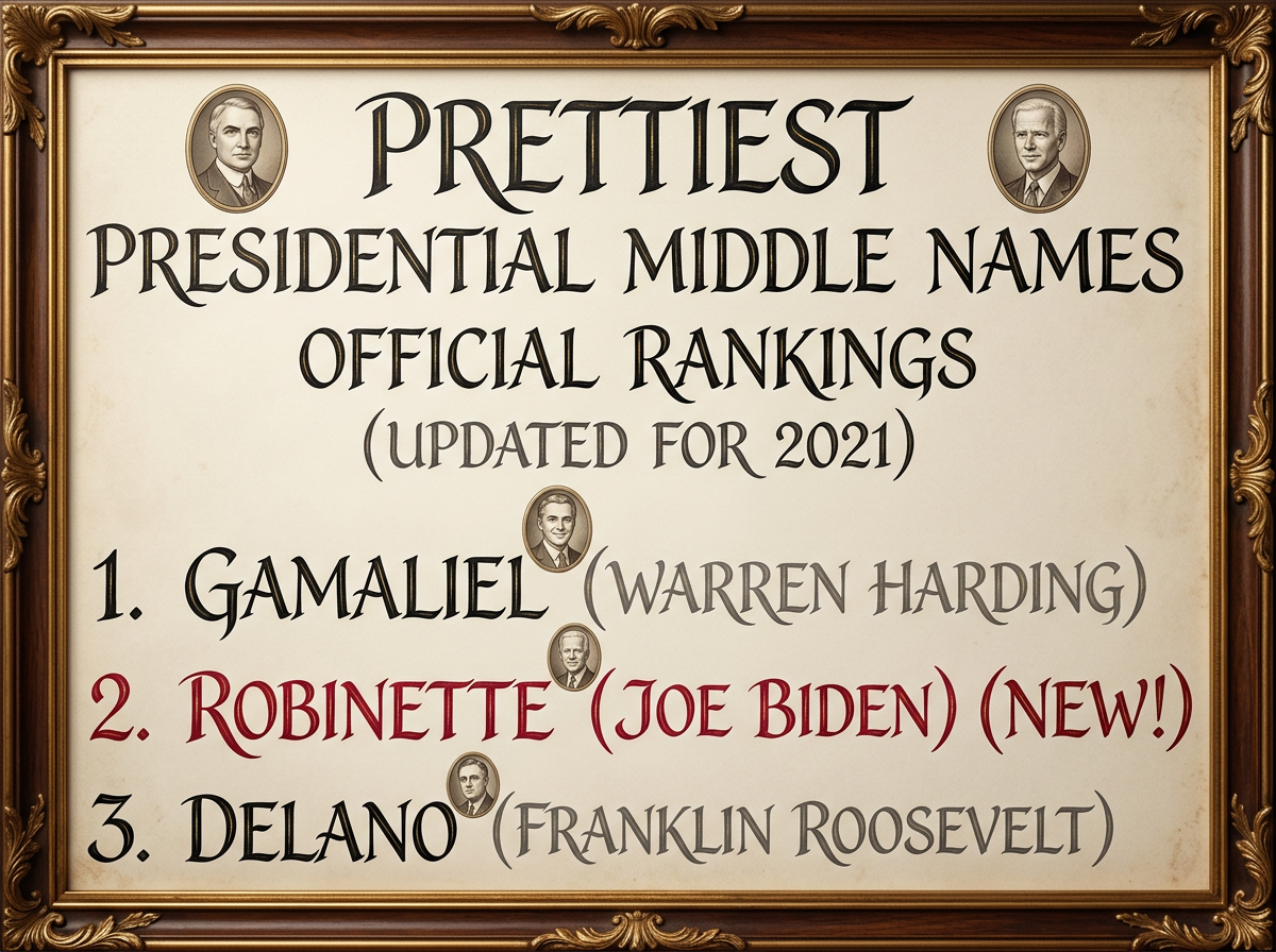 The bottom of the list remains unchanged. Poor Rutherford Birchard Hayes.