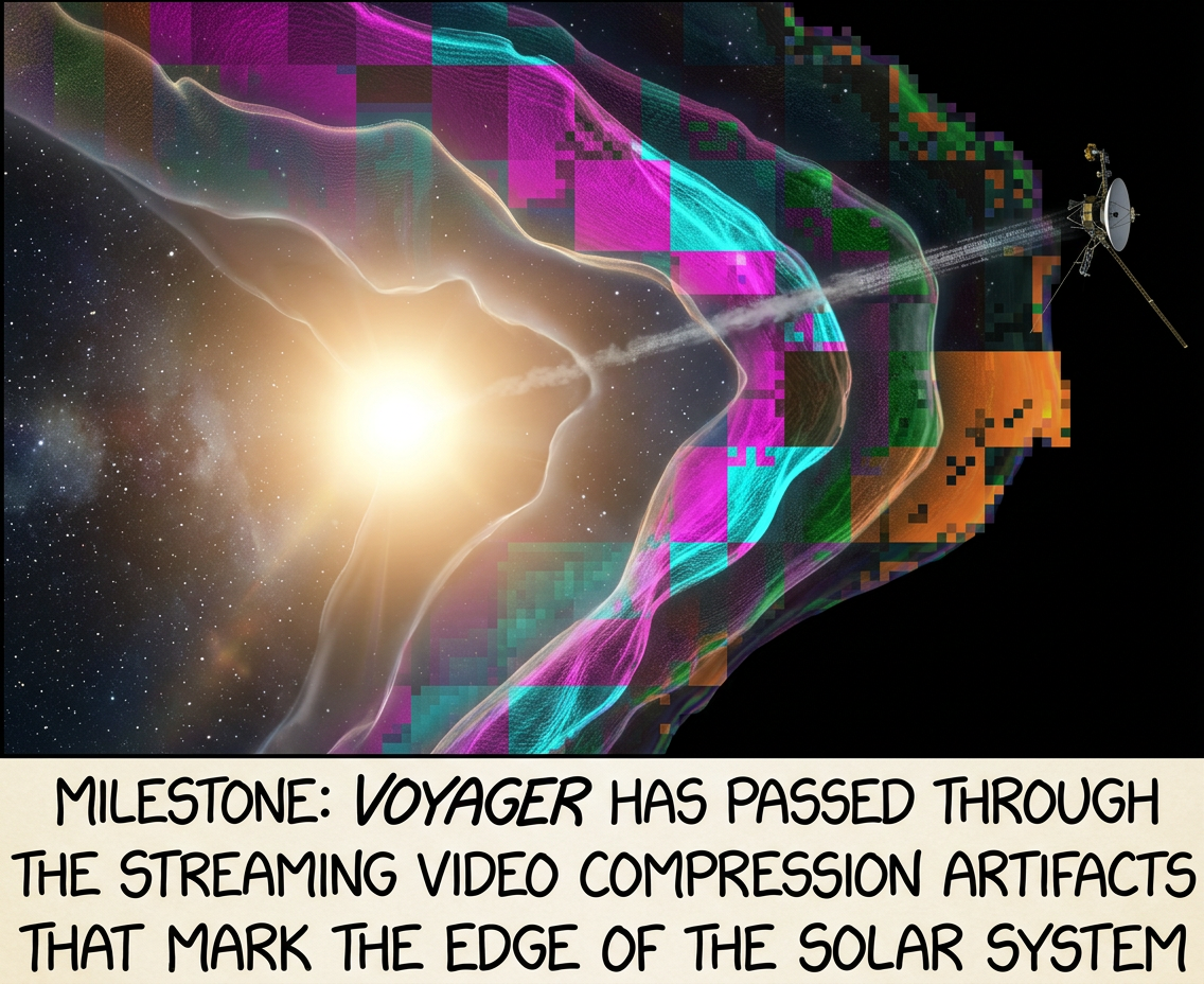 Most of our universe consists of dark matter rendered completely undetectable by our spacetime codec's dynamic range issues.