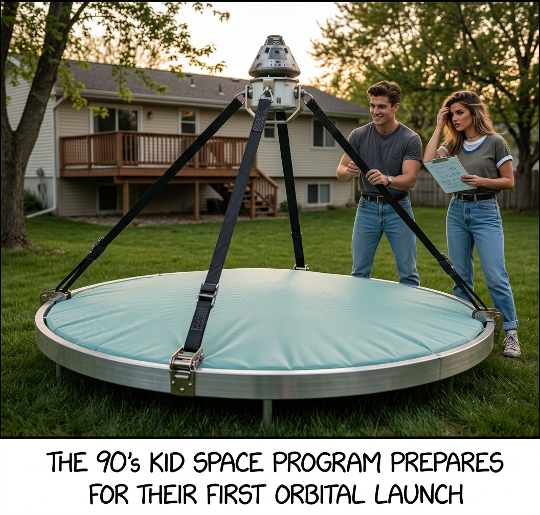 NASA may not want to admit it, but at this point they ARE the 90's Kid Space Program.