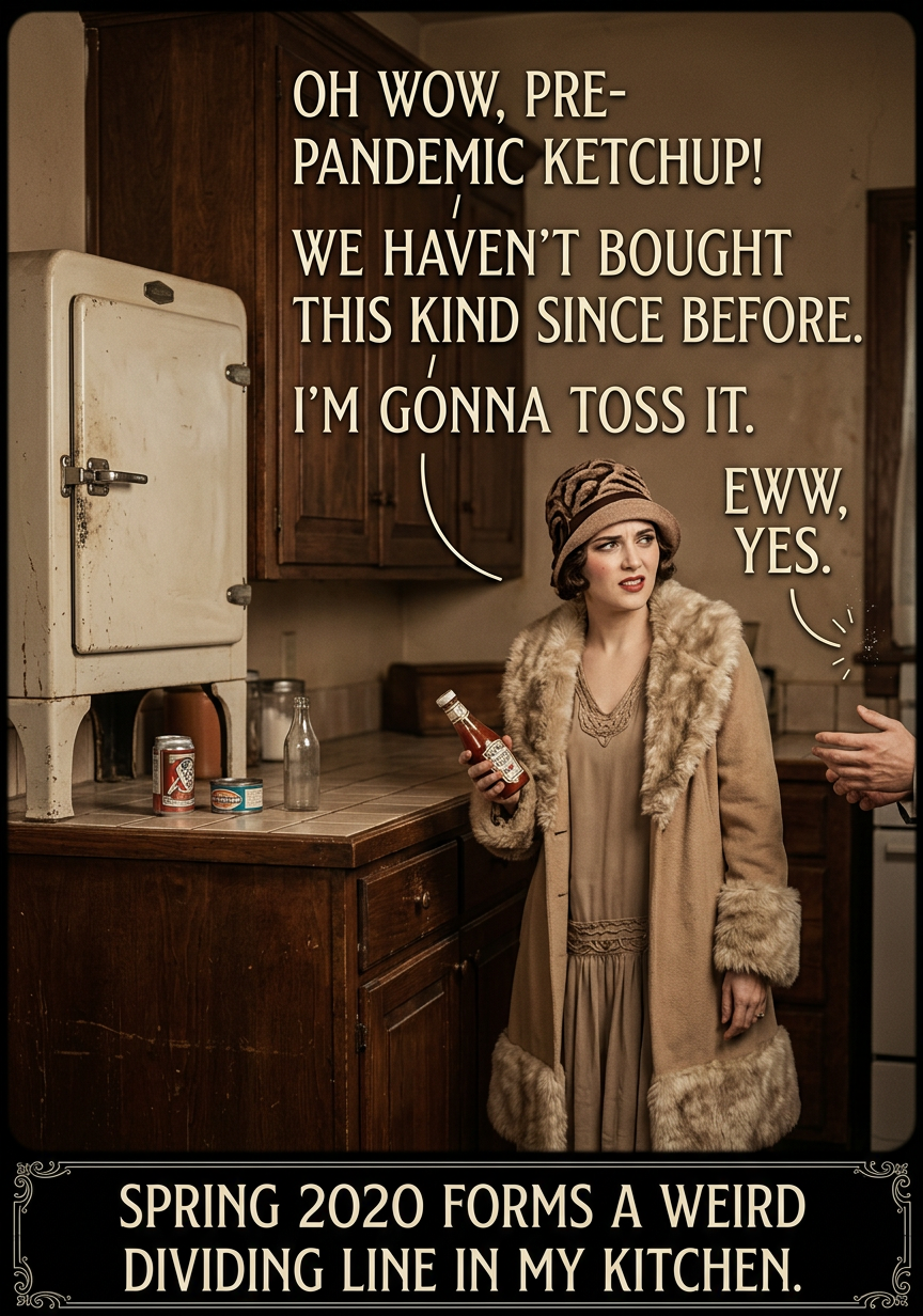 I wonder what year I'll discard the last weird food item that I bought online in early 2020.