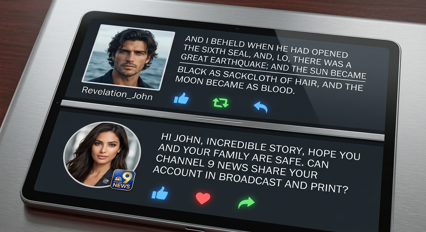 And the heaven departed as a scroll when it is rolled together, but then more heaven kept appearing to replace it, as if the scroll was infinite.