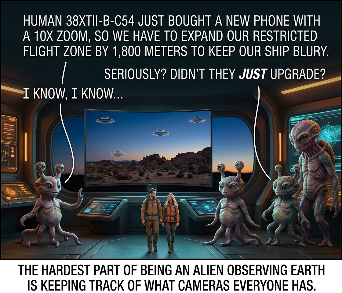 ALERT: Human 910-25J-1Q38 has created a Youtube channel. Increase erratic jerkiness of flying by 30% until safely out of range.