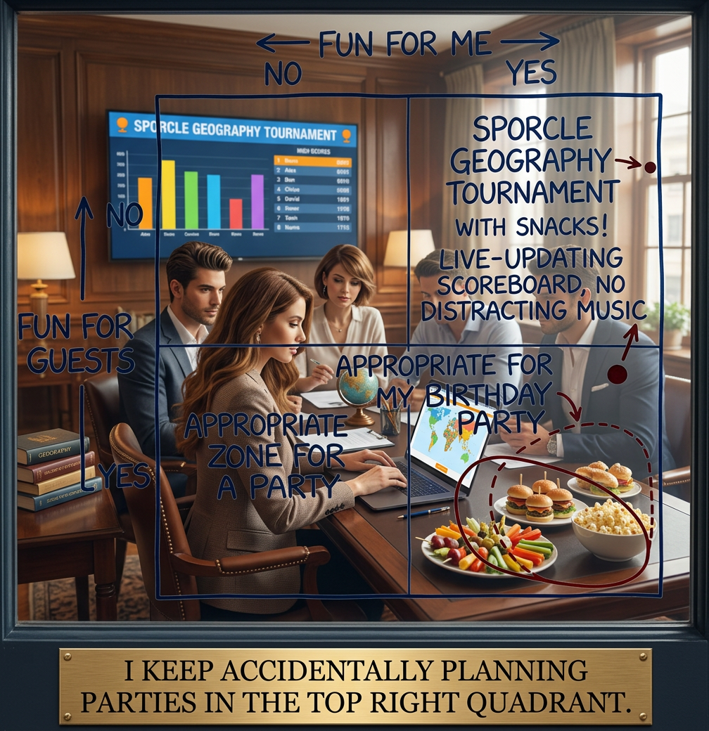 Single-elimination might provide more drama, but I think we can all agree that a comprehensive numerical scoring system will let us better judge the party's winner.