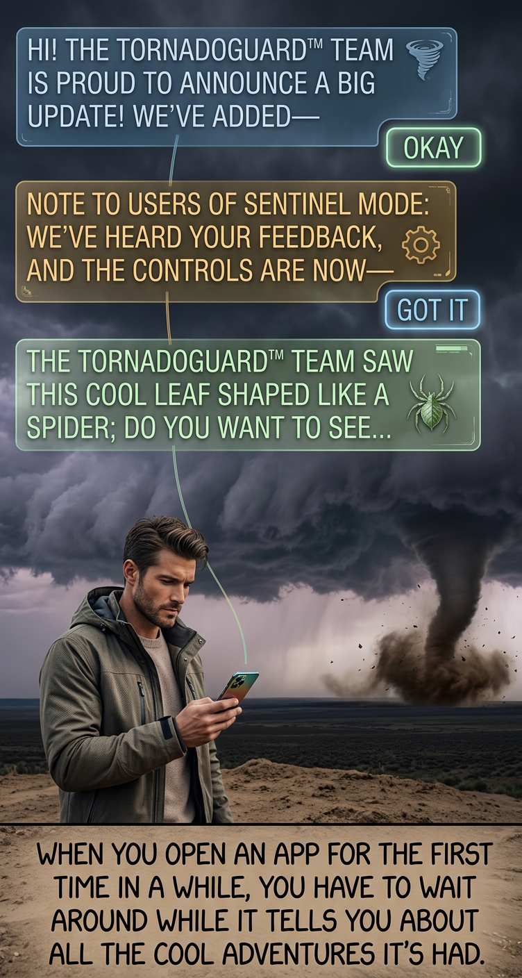 'We're shocked by the Notre Dame fire. Click for our tribute to--' [okay] 'Now that we're all staying at home these past few weeks thanks to this new coronavirus, we--' [okay]