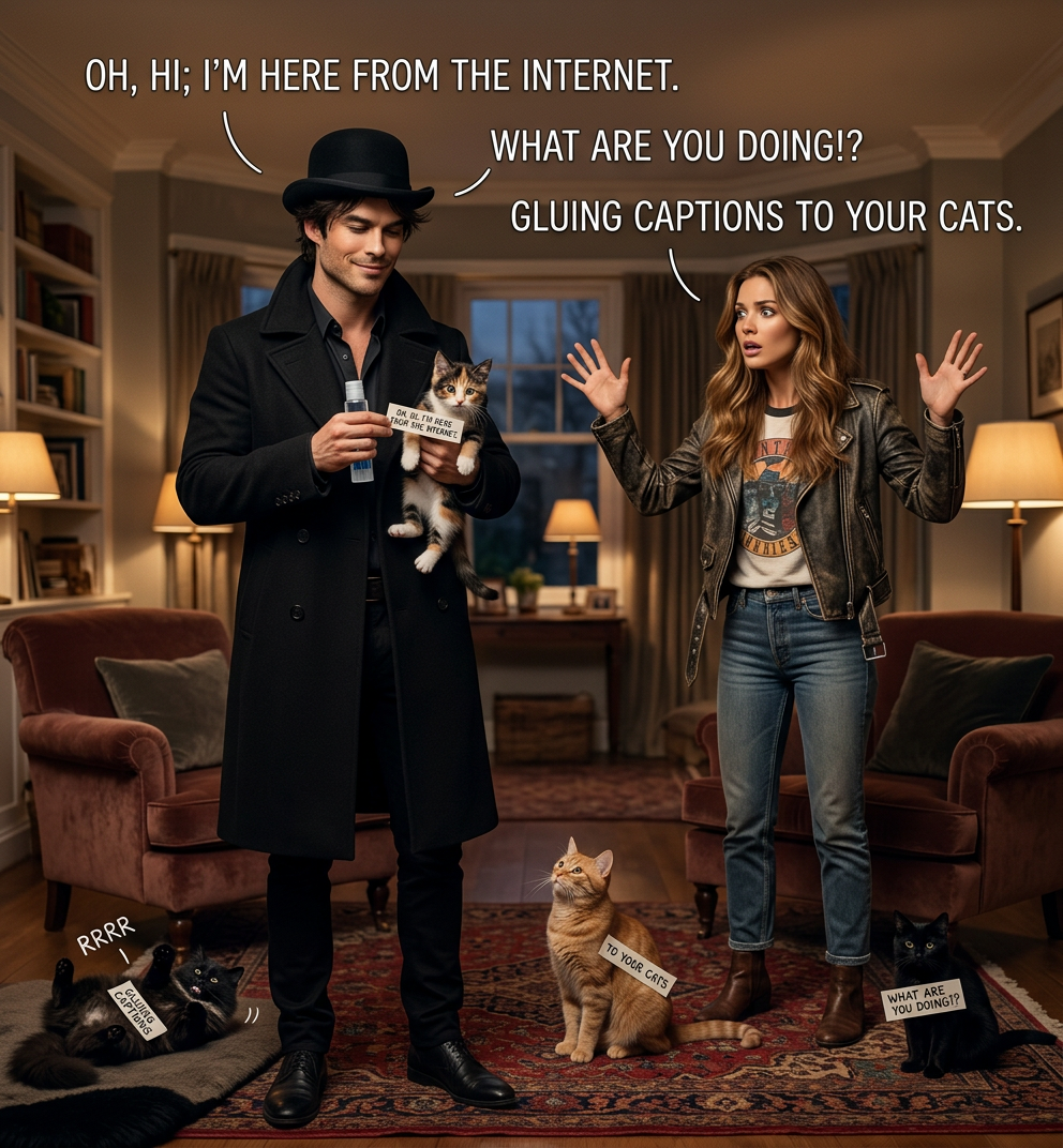 Hey, at least I ran out of staples.