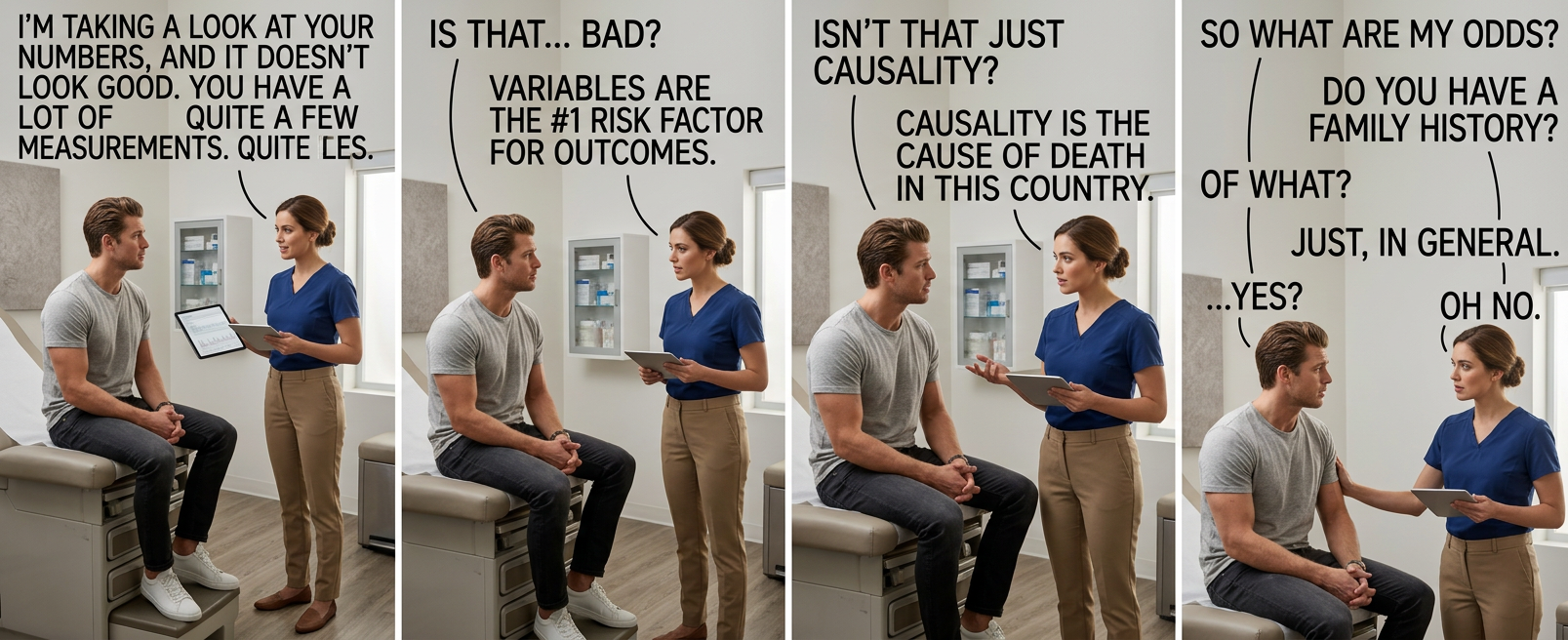 Donate now to help us find a cure for causality. No one should have to suffer through events because of other events.