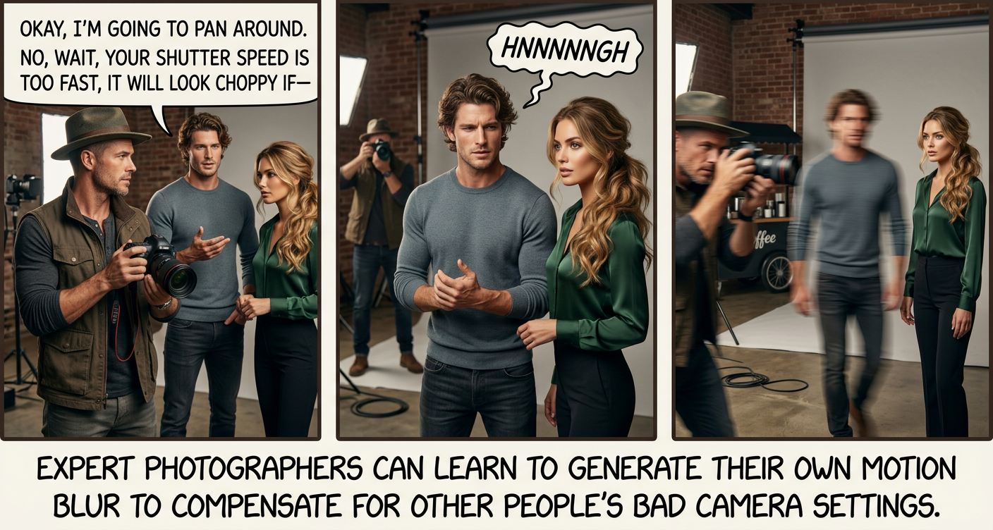 I can't speak for your other subjects, but MY motion was as smooth and natural as the framerate allowed.