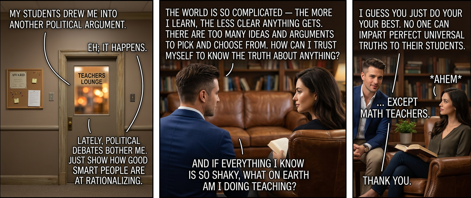 a(b+c)=(ab)+(ac).  Politicize that, bitches.