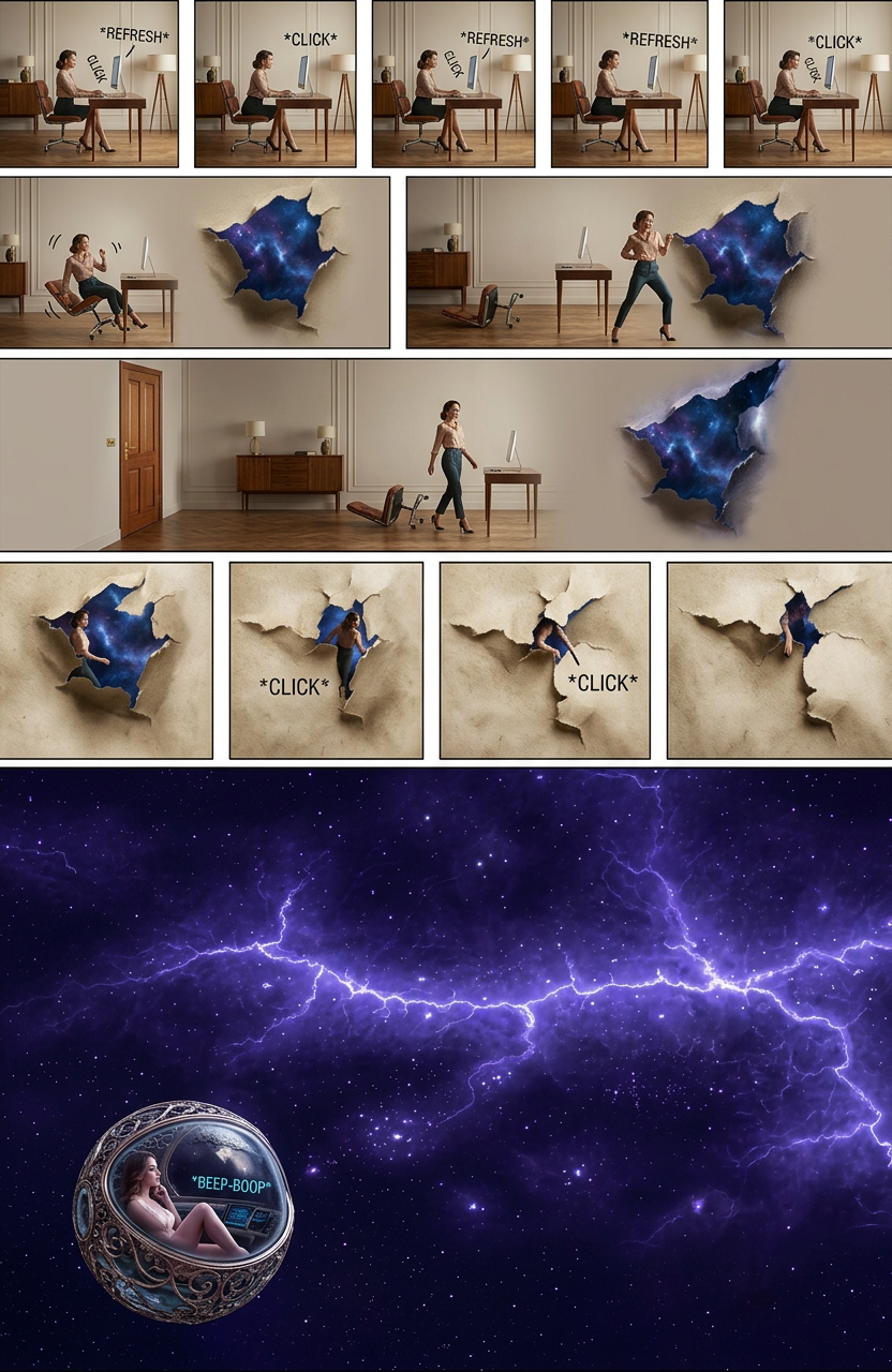 Wait, damn, I think I spotted a new email on the last refresh.