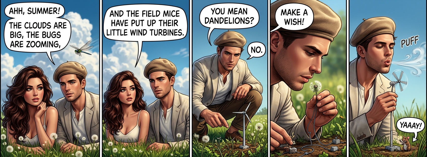 It's sad seeing those videos of turbine blade being torn apart in high winds, but it's the only way they can disperse their seeds.