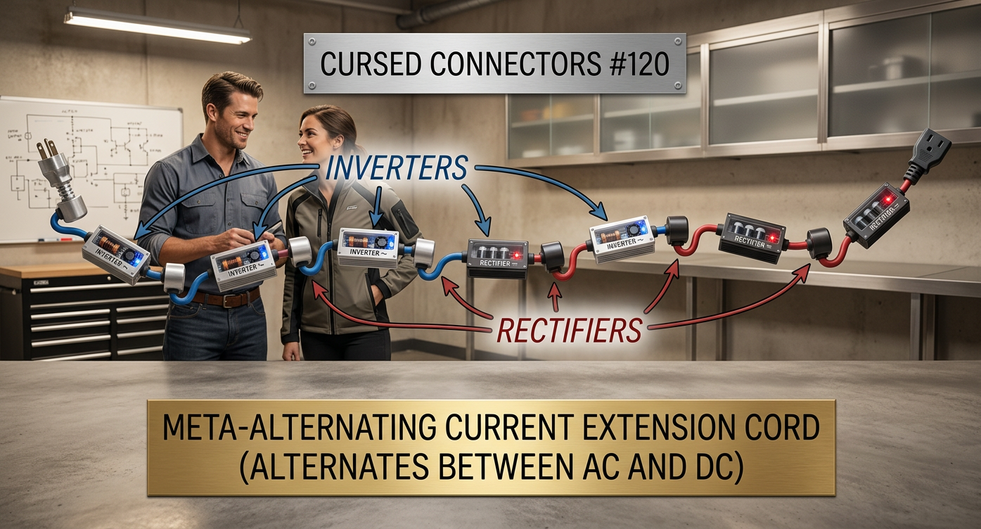 It's always bothered me that you can't cancel out an inverter by putting a second inverter after it.
