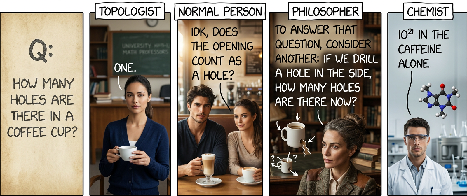 Theoretical physicist: At the Planck length, uncountably many.