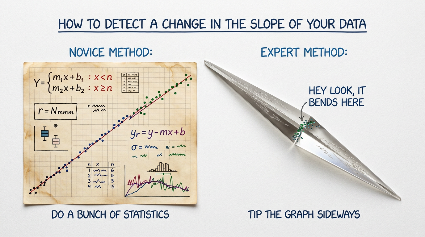 Squinting at a graph is fine for getting a rough idea of the answer, but if you want to pretend to know it exactly, you need statistics.