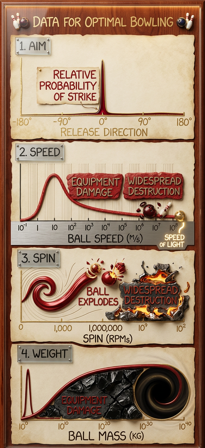 If you want to bowl a strike, the optimal place is almost certainly inside a bowling alley, although with a little luck any establishment uphill from one could also work.