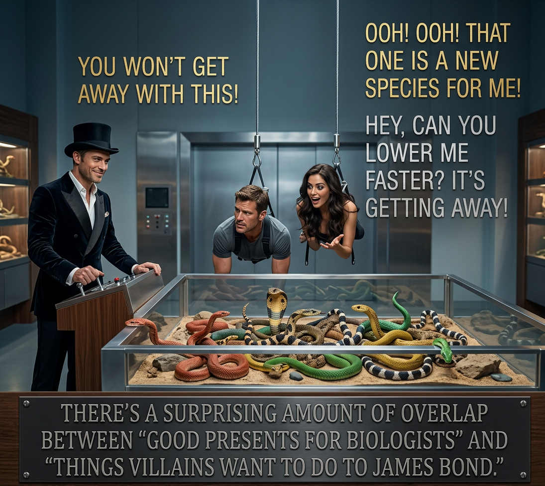 A lot of these are actually non-venomous, but I can see which species you mistook them for. If you pause the crane for a sec I can give you some ID pointers for next time!