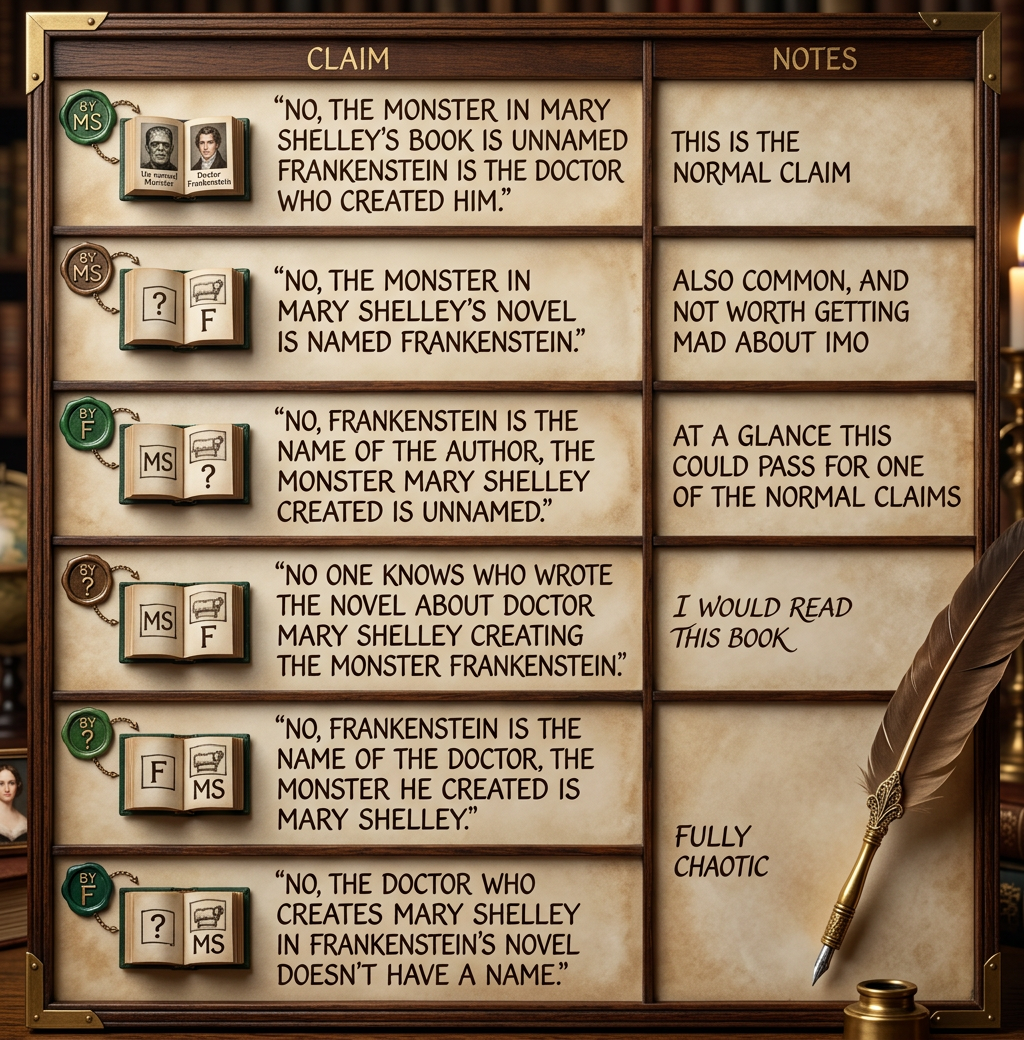 When I began trying to form a new claim by stitching together these parts in such an unnatural way, some called me mad.