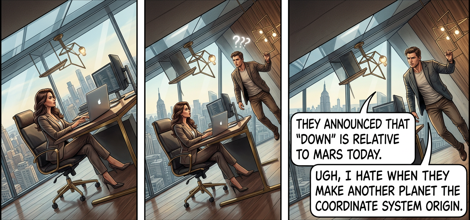 It's just that I get nervous about heights.