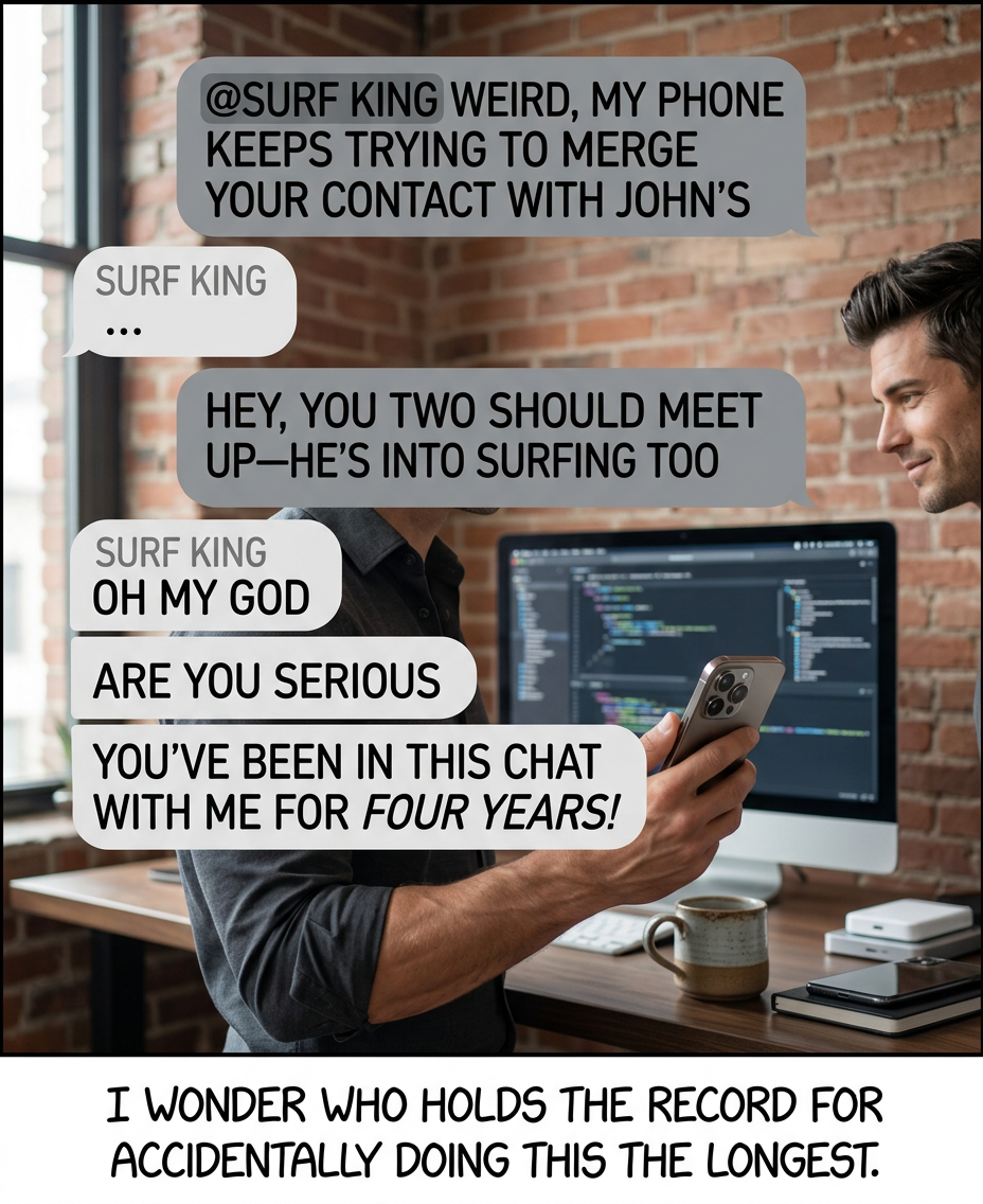 I actually kind of feel like John and Surf King wouldn't like each other, which is a lot to unpack.