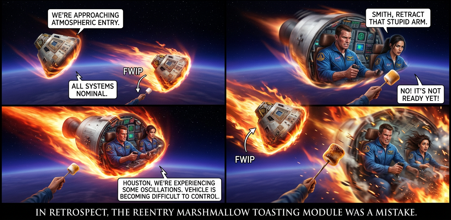 The increasing number of graham crackers and chocolate bars in orbit has created a growing risk of Kessler s'mores.