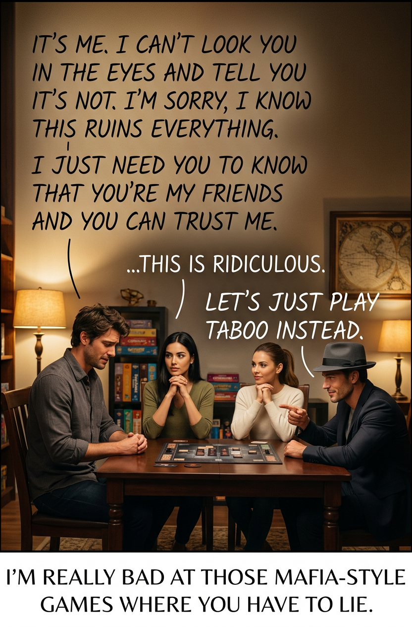 I was, at least at the start of this disastrous game night, your friend.
