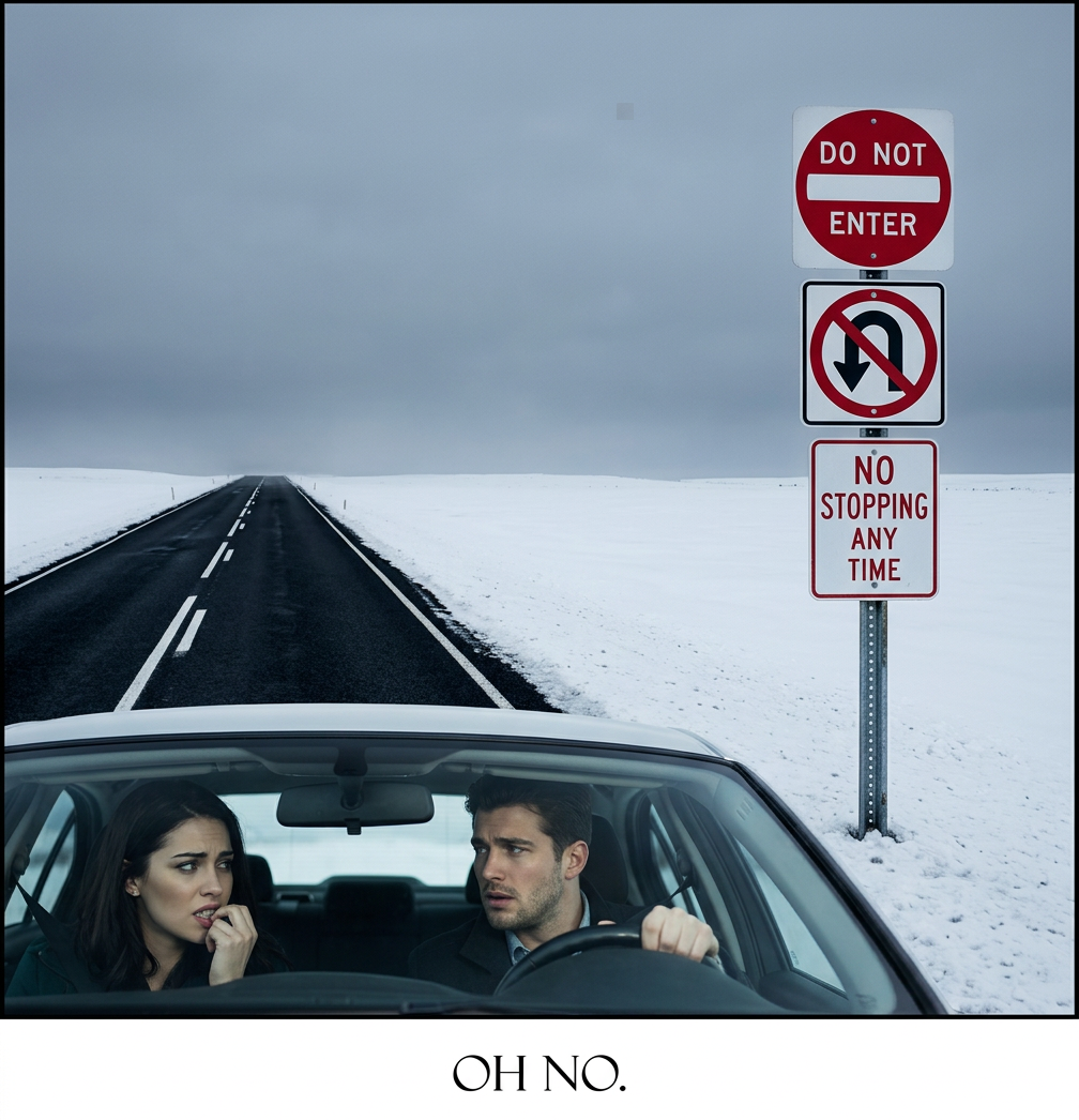 Speed Limit: 45 MPH / Minimum: 65 MPH