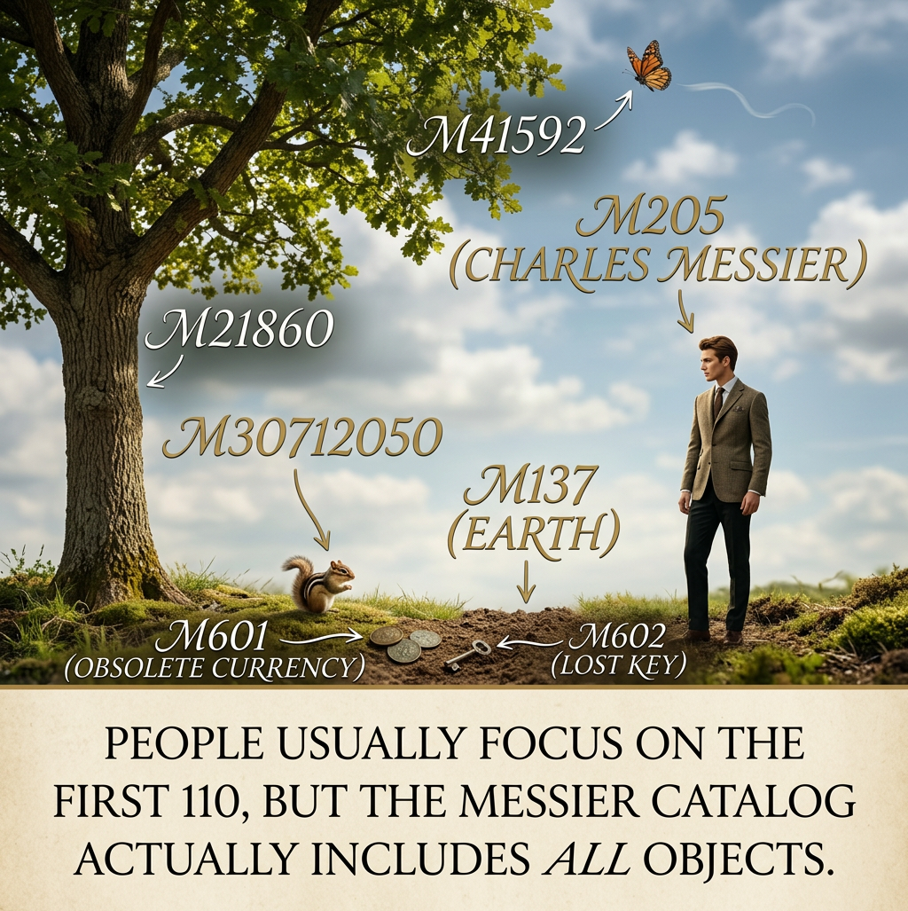 The debate over the correct Messier number for the Ship of Theseus is ongoing.