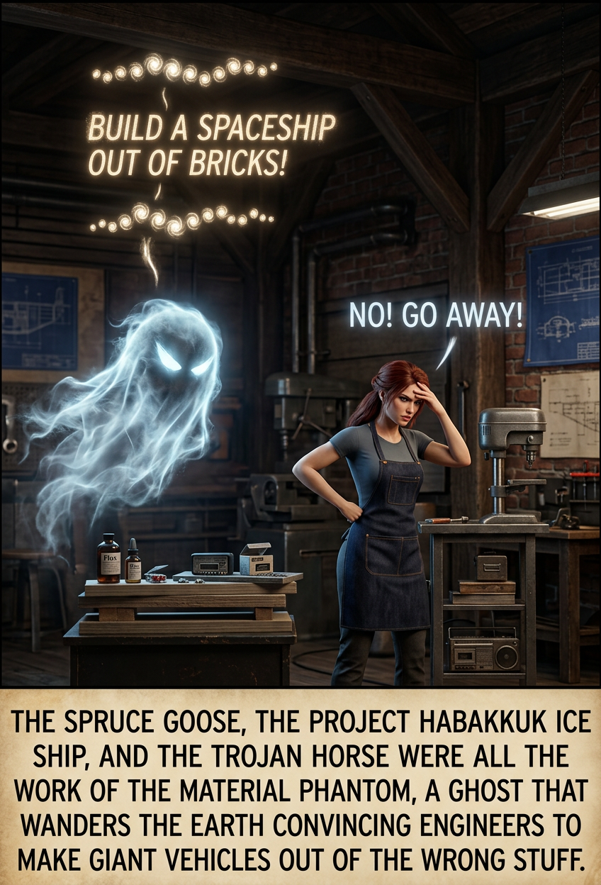 The phantom found Edward Everett Hale a century too early; by the time we invented satellites, the specifics of his 'brick moon' proposal were dismissed as science fiction.