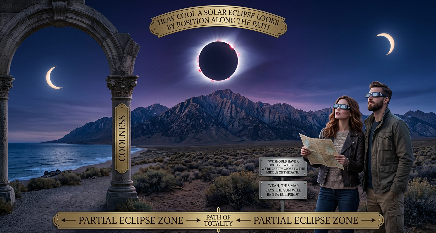 A partial eclipse is like a cool sunset. A total eclipse is like someone broke the sky.