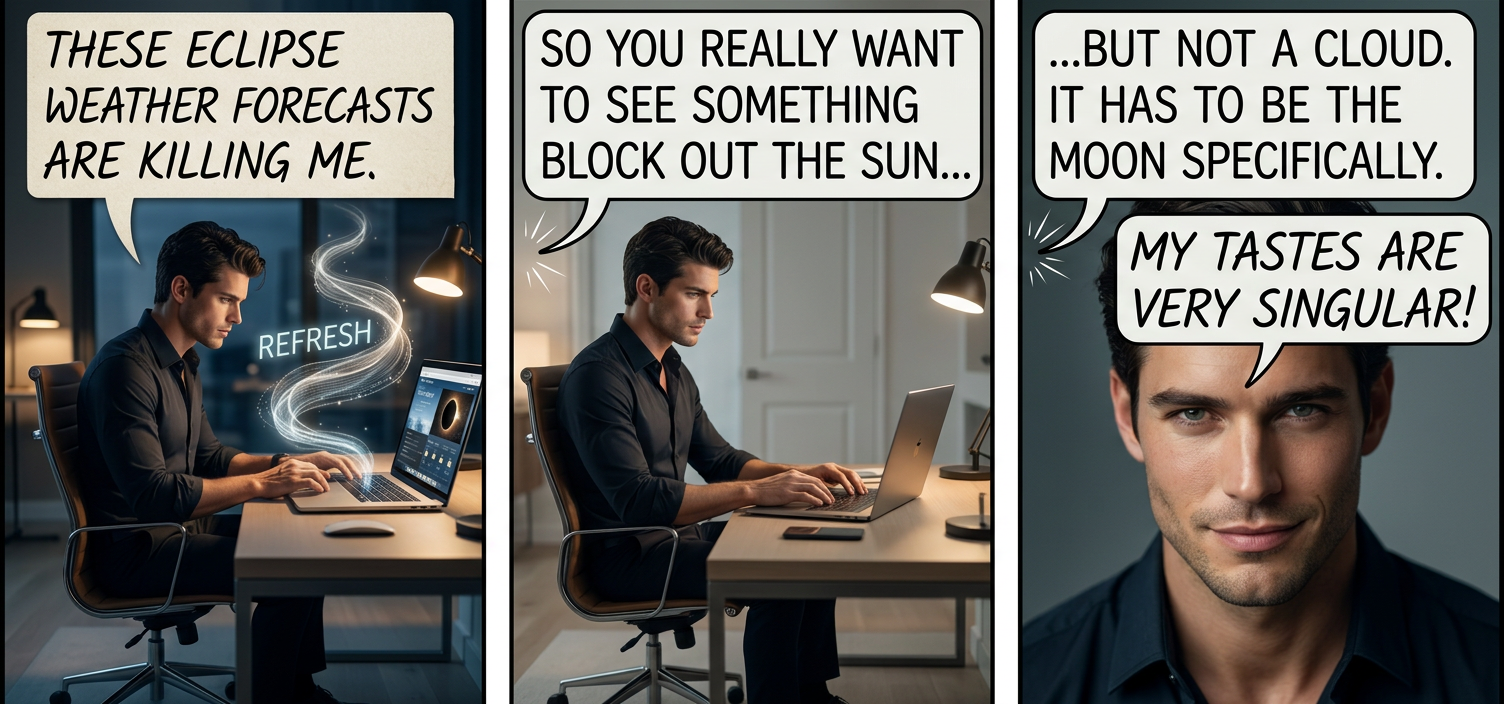 The rare compound solar-lunar-nephelogical eclipse