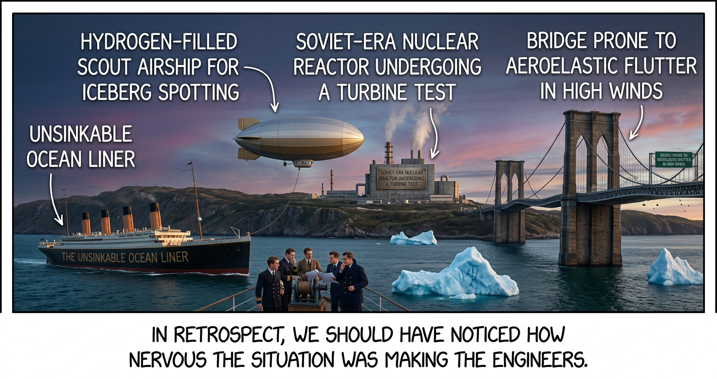 We're right under the flight path for the scheduled orbital launch, but don't worry--it's too cold out for the rockets to operate safely, so I'm sure they'll postpone.