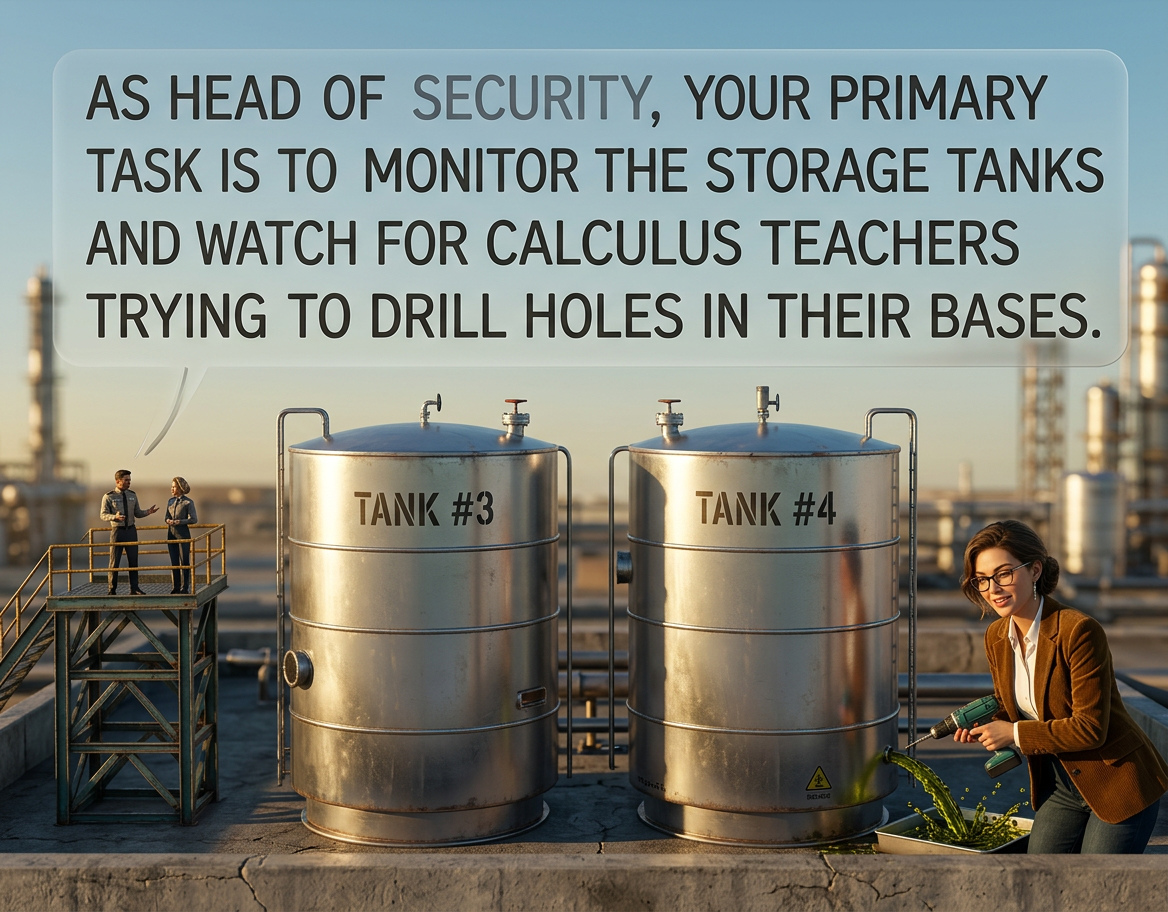 We're considering installing a pressurization system to keep the tanks at constant pressure solely to deter them.