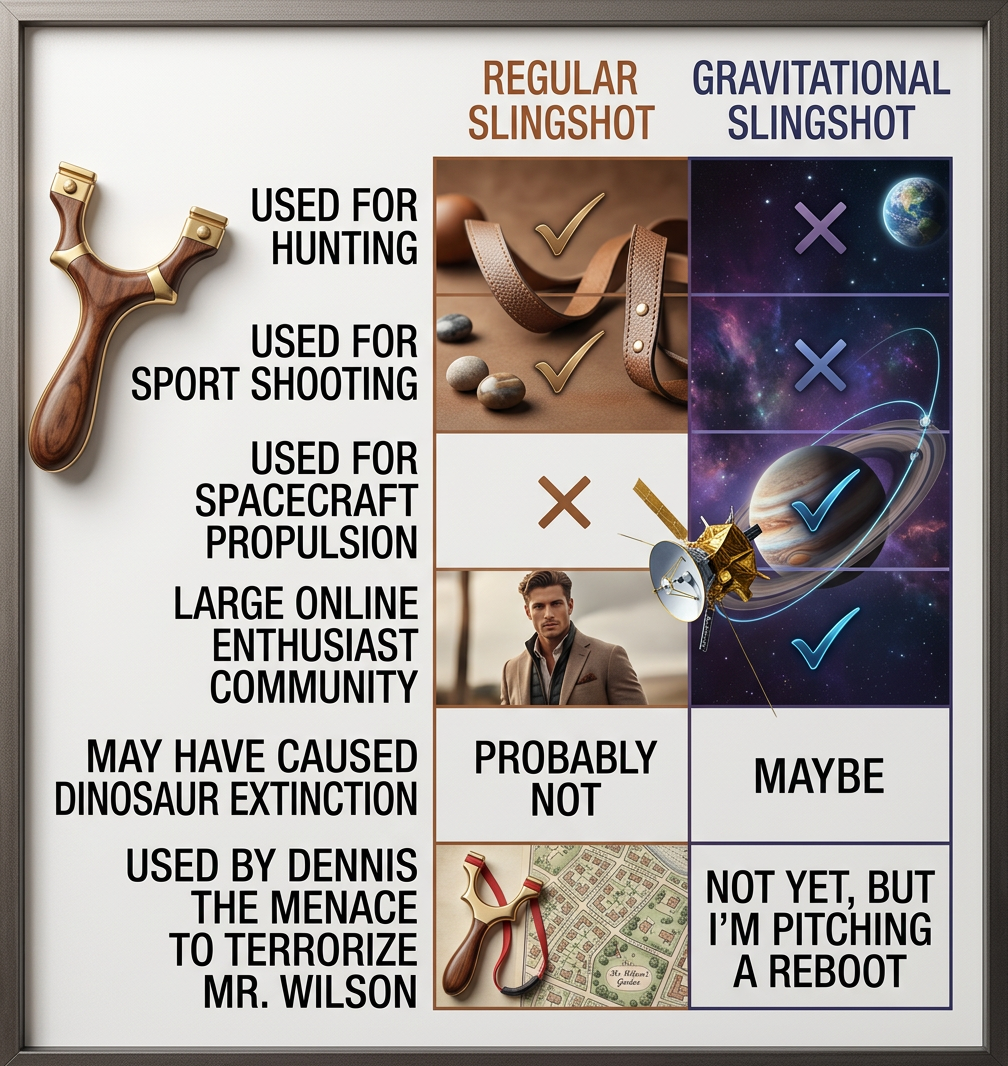 In my reboot, Dennis the Menace was just trying to send Mr. Wilson a nice comet, but accidentally wiped out his dinosaur garden.