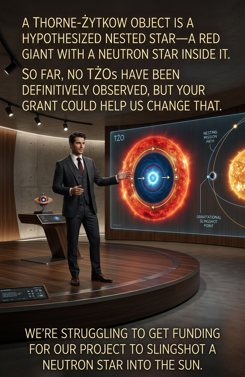 Our experiment will be expensive, but we believe it will produce important spin-offs, especially if we manage to hit the sun from the right angle.