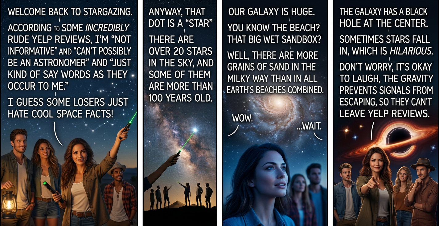 We haven't actually seen a star fall in since we invented telescopes, but I have a list of ones I'm really hoping are next.