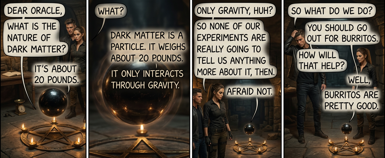 In addition to gravity, burritos interact through the strong, weak, and electromagnetic forces, which is believed to be a major contributor to their popularity.