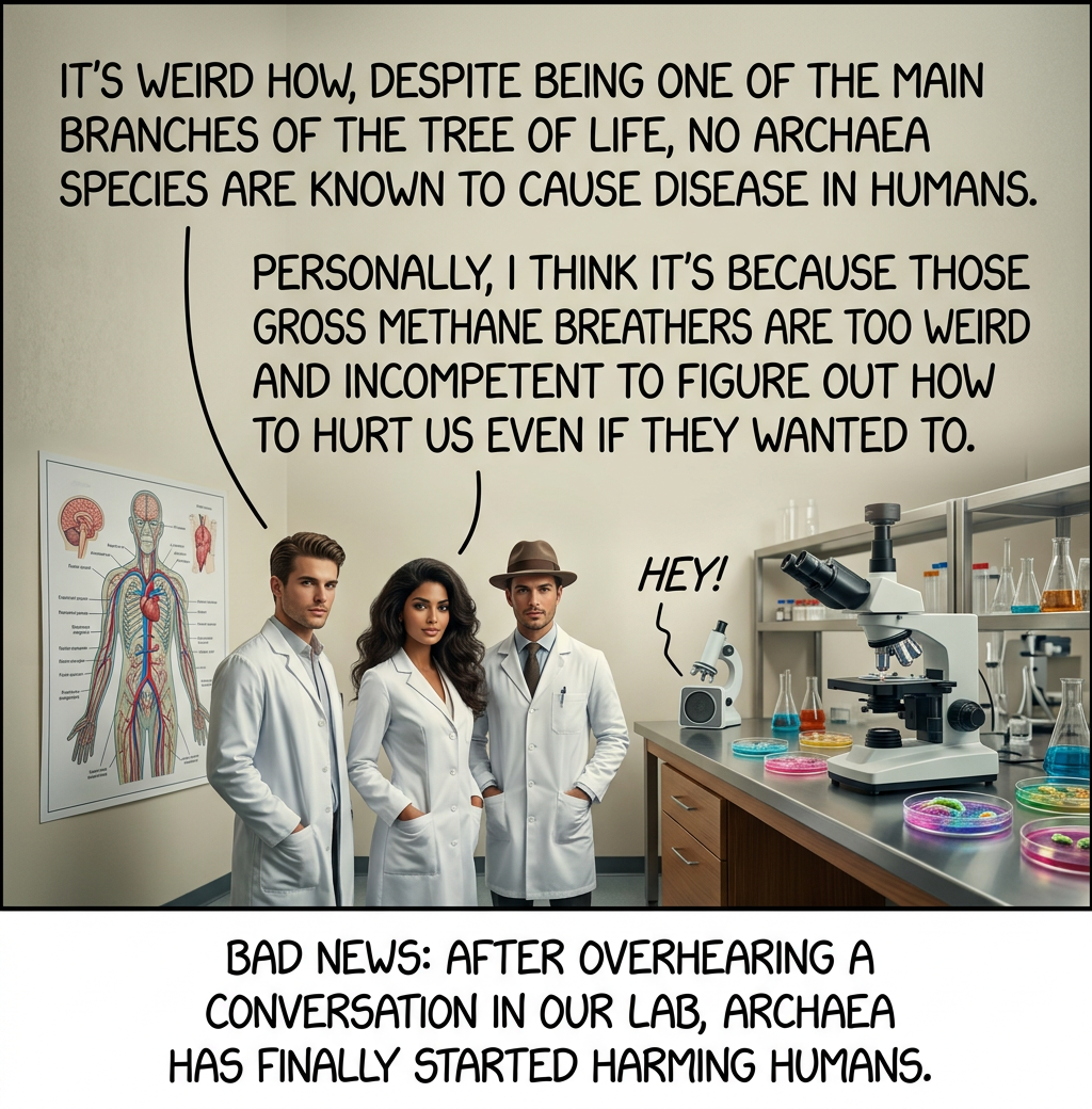 Under the two-domain system, anyone who punches you is technically an Archaean pathogen.