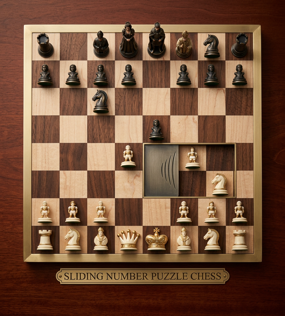 The draw-by-repetition rule does a good job of keeping players from sliding a tile back and forth repeatedly, but the tiles definitely introduce some weird en passant and castling edge cases.