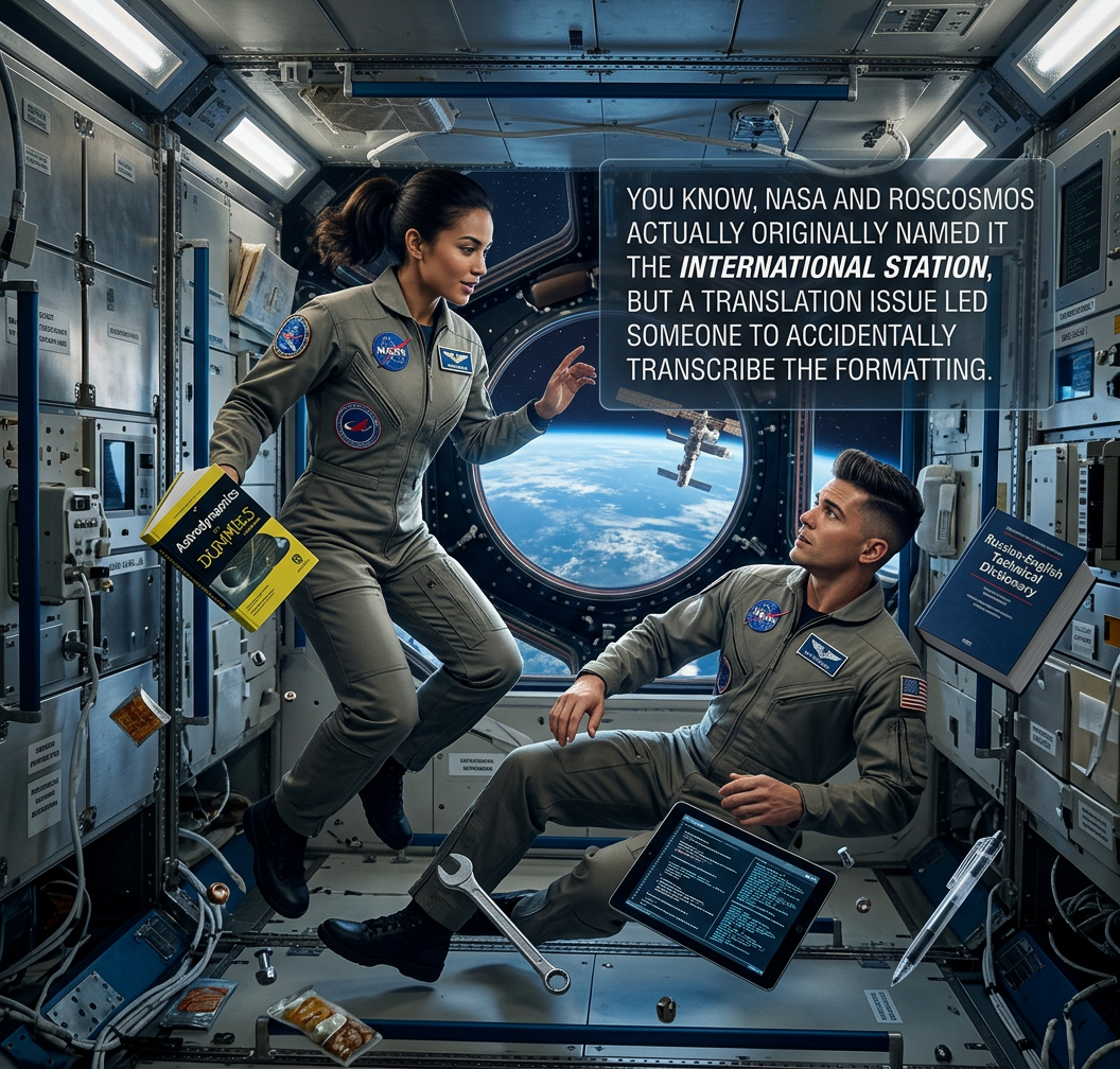 Welcome to the International Space Station Exclamation Point!