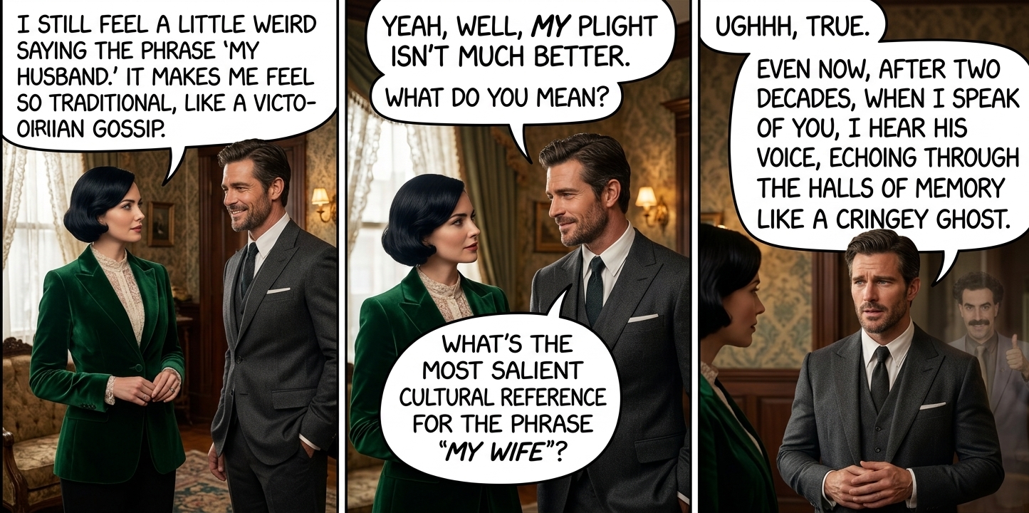 Borat came out twenty years ago this year--closer to the breakup of the Soviet Union than to today--but it honestly feels like it's been even longer, somehow.