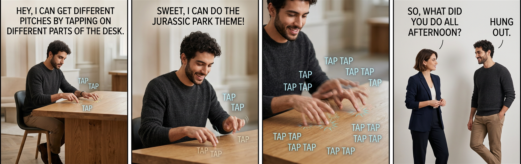 Sometimes the best fun looks like boredom.