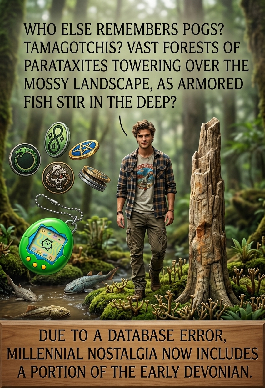 Gen-Z got a chunk of the Carboniferous, and now all their memes are about how pathetic and small today's dragonflies are.