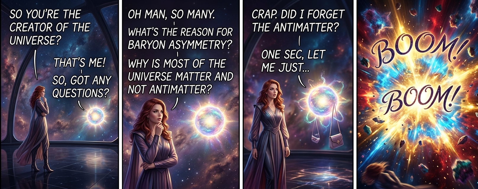 Wait, what do you mean, 'dark matter'? It's not dark, it interacts with high-energy gamma rays ... right? Oh jeez, did I forget to make it interact?