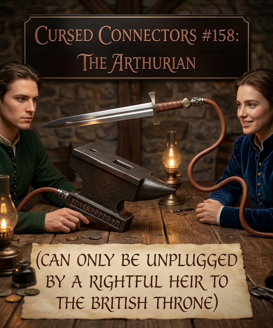 Most coffee shops have a descendant of Sophia of Hanover on staff for this, but just as I was about to ask for help, a previously unknown heir of Uther Pendragon who was ordering a muffin tripped on my laptop cord.