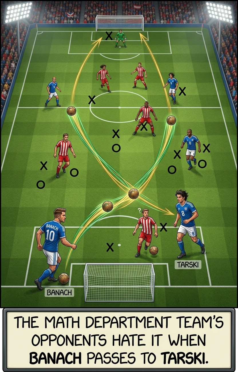 I've been trying to find out whether the Laws of the Game take the axiom of choice or not, but FIFA officials keep blocking my number.
